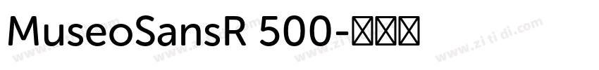 MuseoSansR 500字体转换
